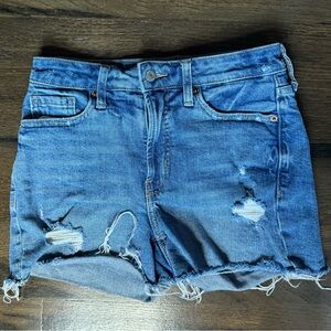 Old Navy High Rise OG Short Medium Wash Size 2